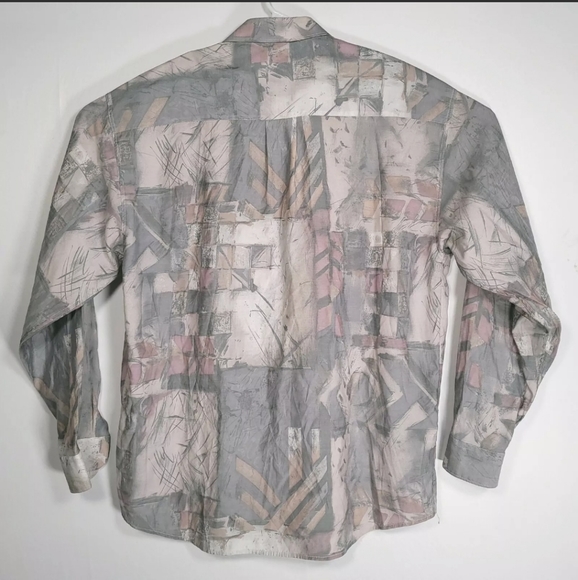 Seiden Sticker Mens Size 42 Shirt Long Sleeve - Picture 6 of 6